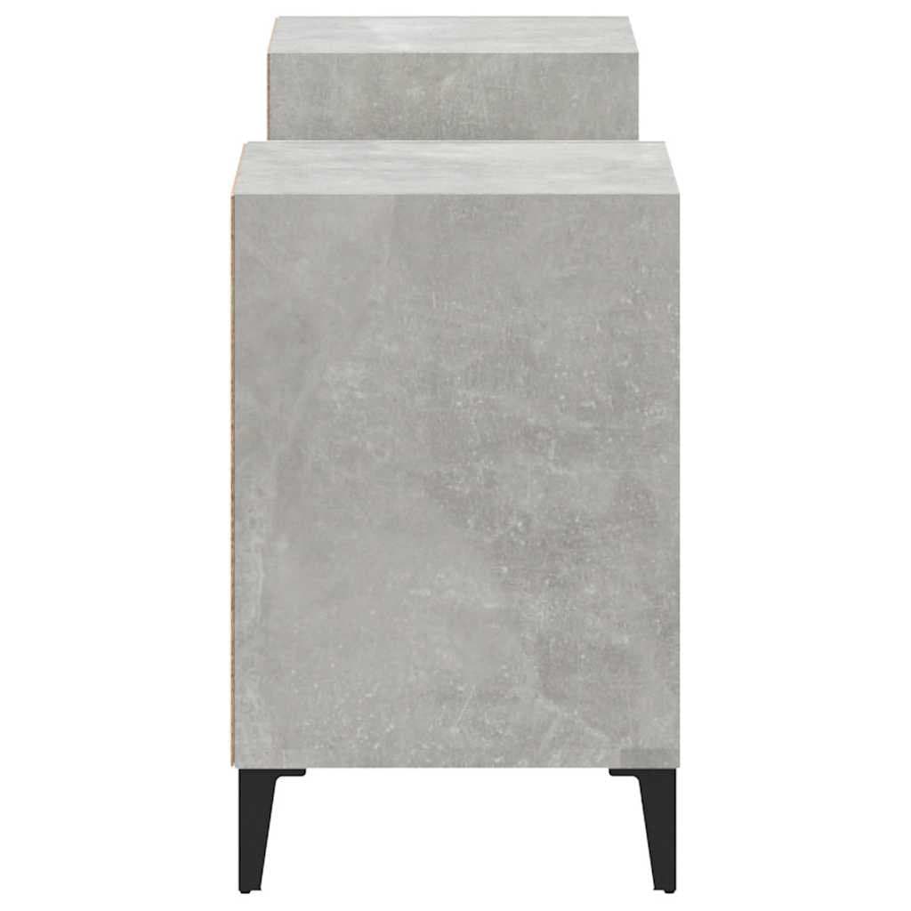 Engineered Wood Grey TV Cabinet 160x35x55 cm