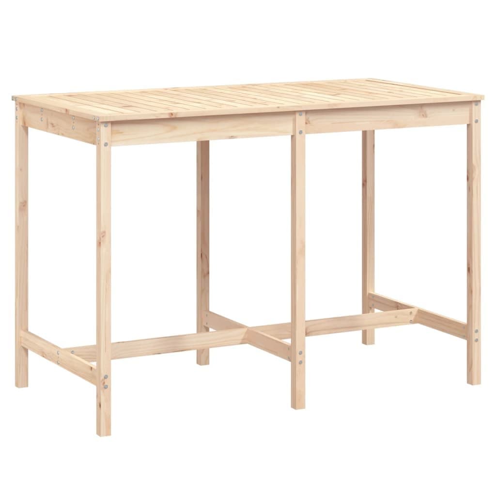 Solid Pine Outdoor Garden Table 159.5x82.5x110cm