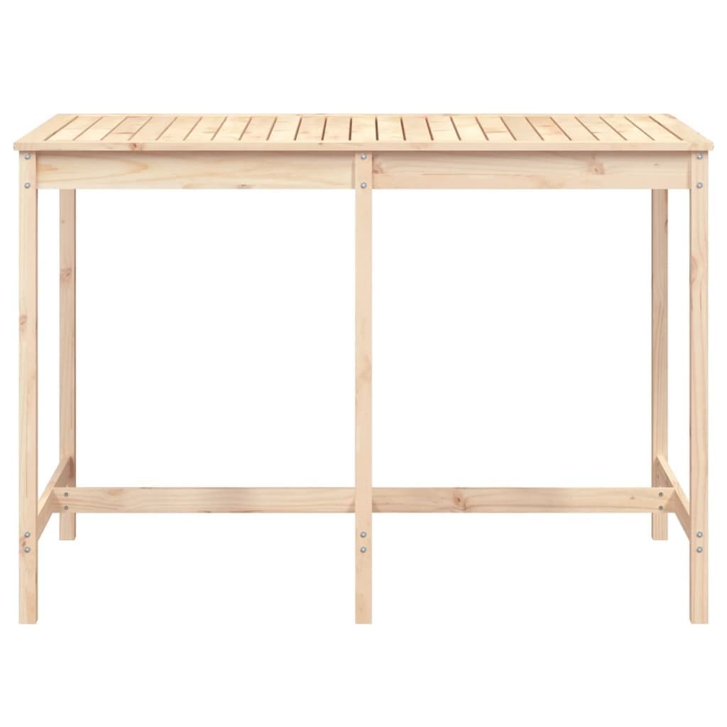 Solid Pine Outdoor Garden Table 159.5x82.5x110cm
