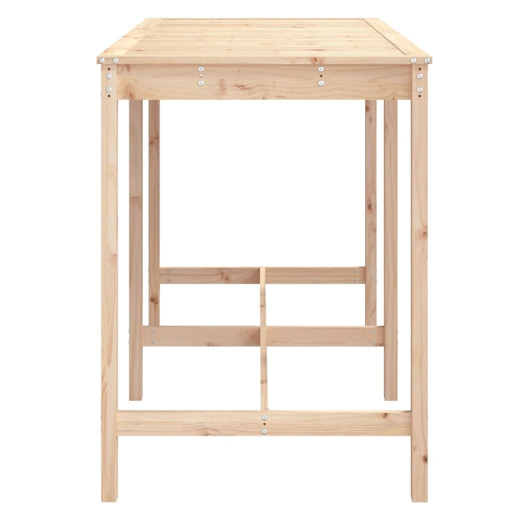 Solid Pine Outdoor Garden Table 159.5x82.5x110cm
