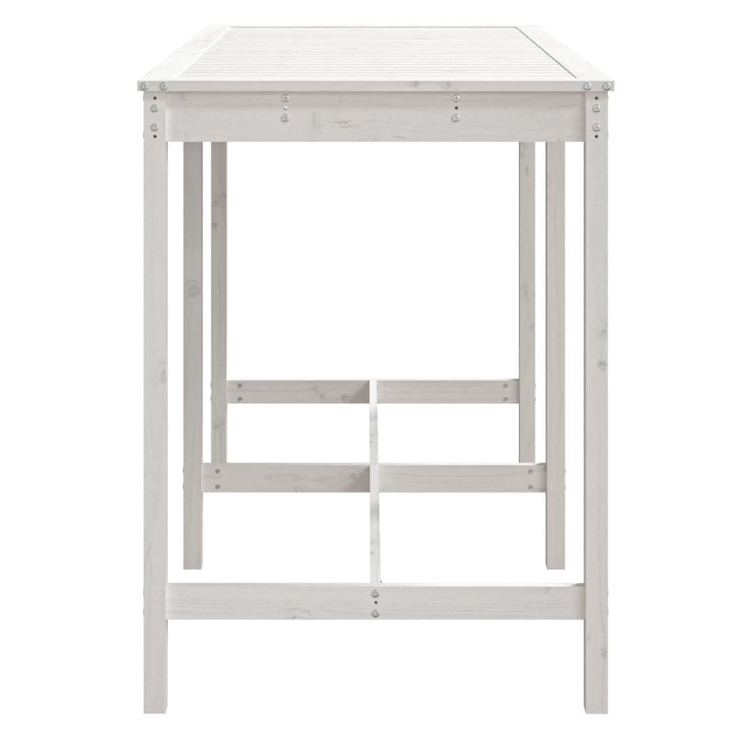 Outdoor Solid Pine Wood Garden Table for Patios