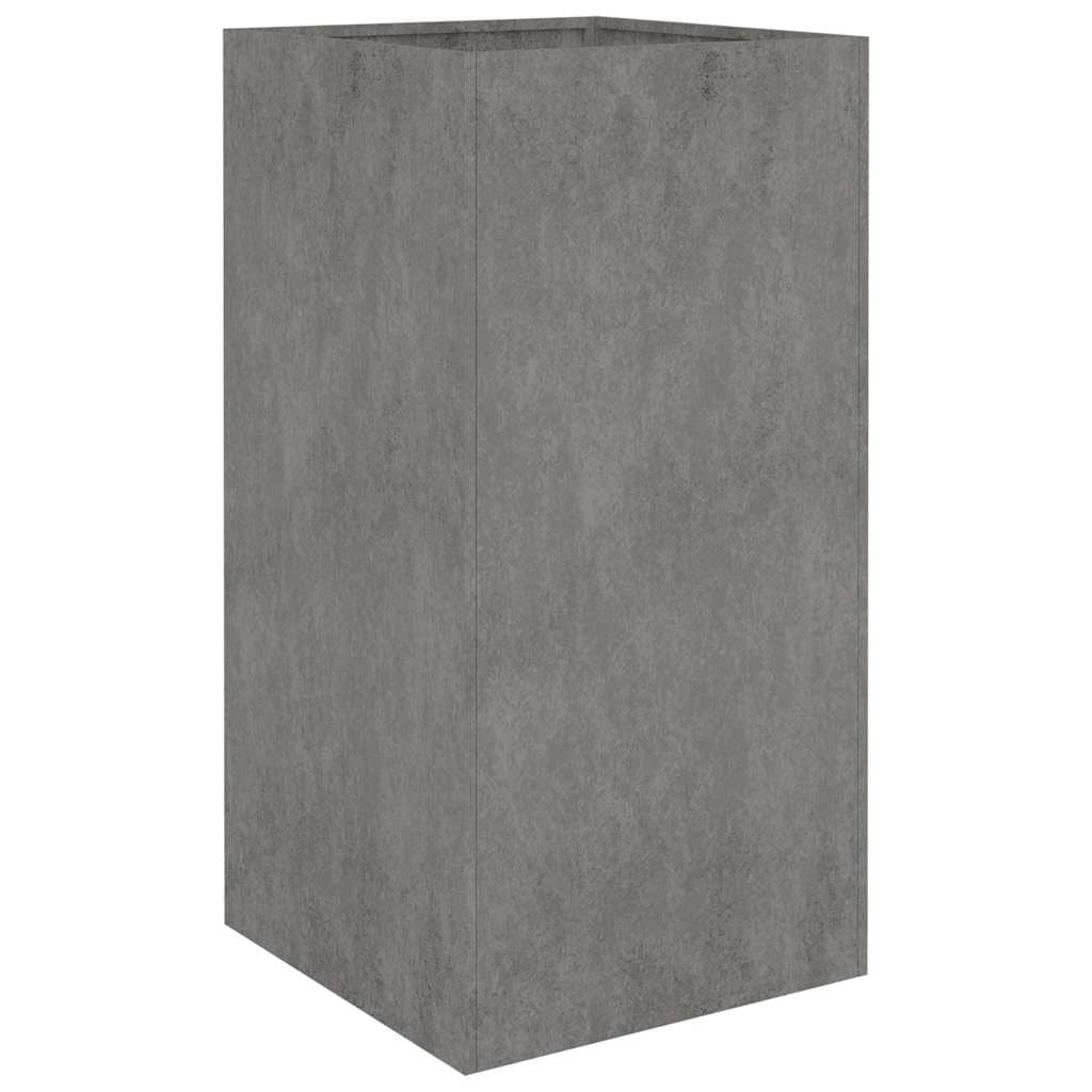 Corten Steel Planter Box 40x40x80 cm for Gardens