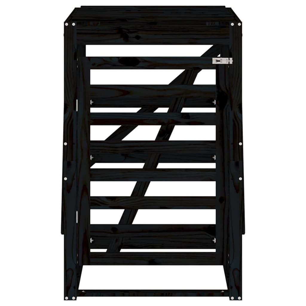 Wheelie Bin Storage 84x90x128.5 cm Garden Waste Container Enclosure with Lock