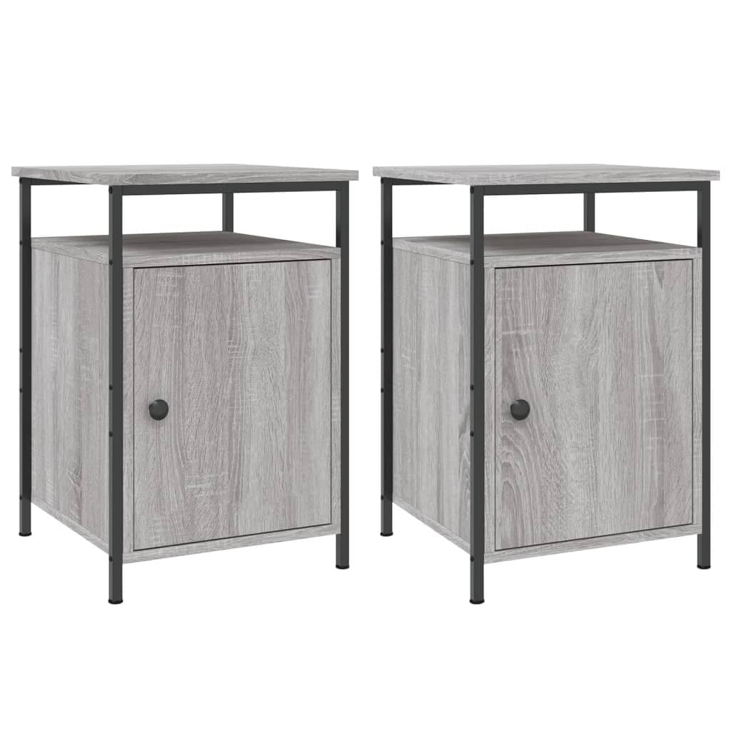 Grey Sonoma Bedside Cabinets for Stability
