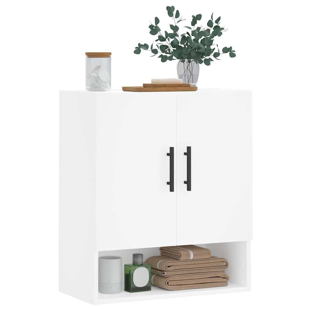White Wall Cabinet for Organized Storage