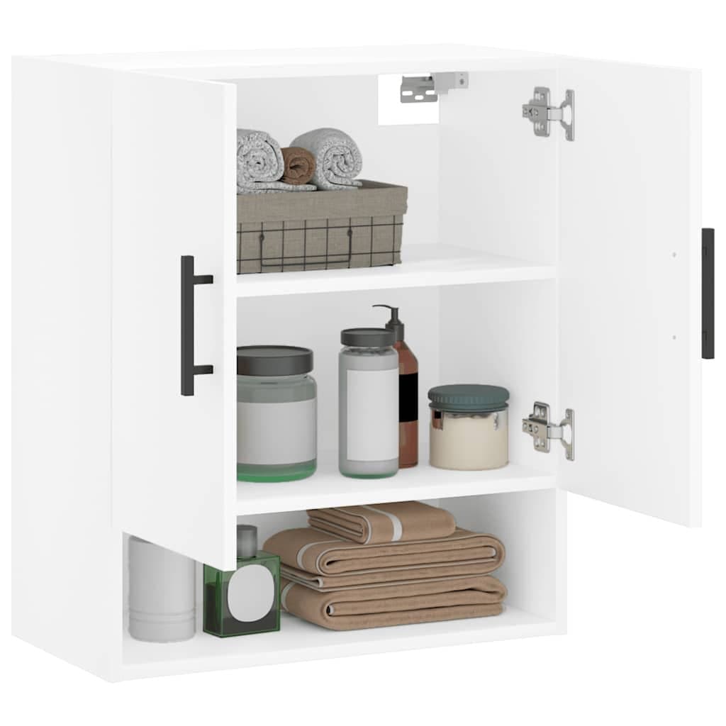 White Wall Cabinet for Organized Storage