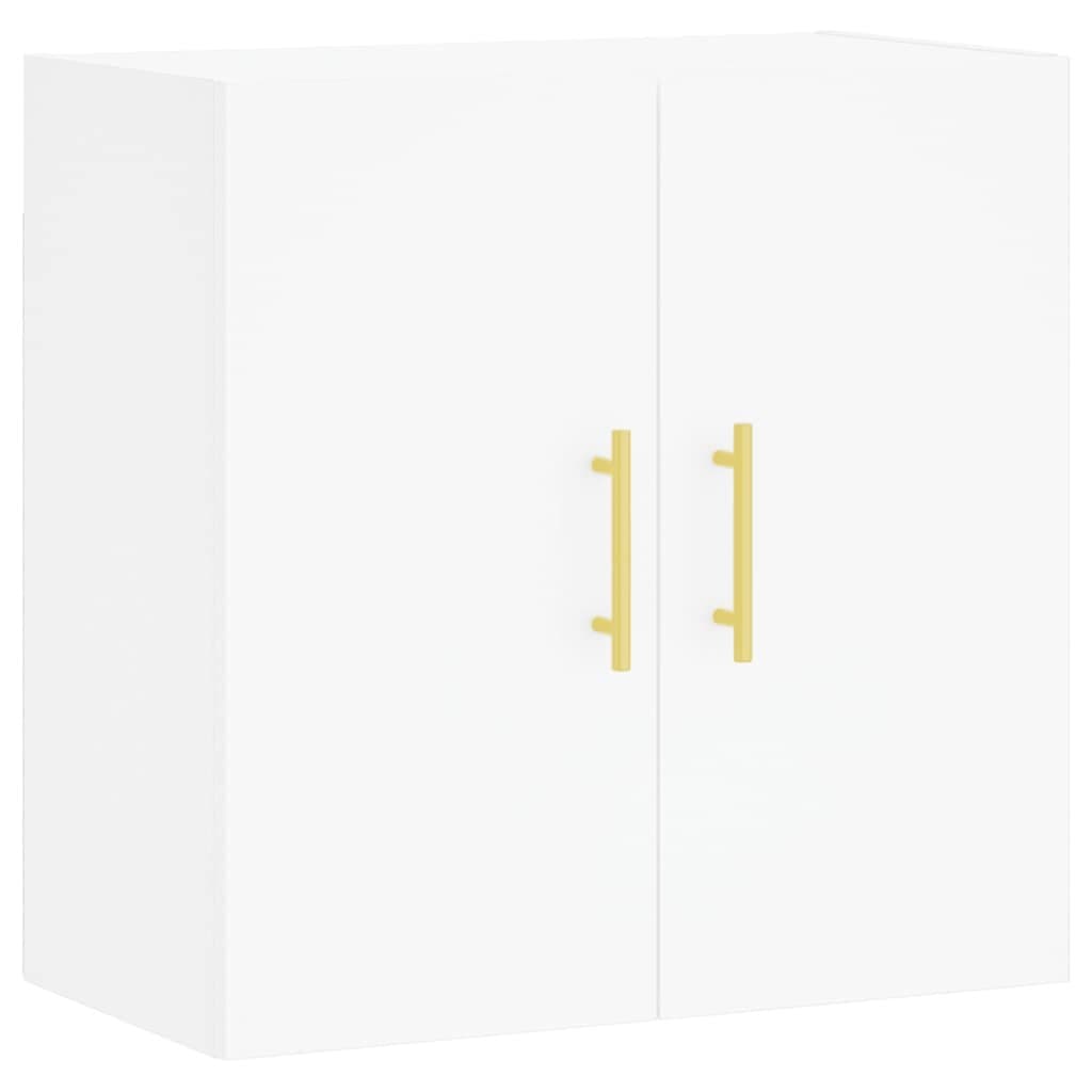 White Wall Mounted Storage Cabinet 60x31x60 cm
