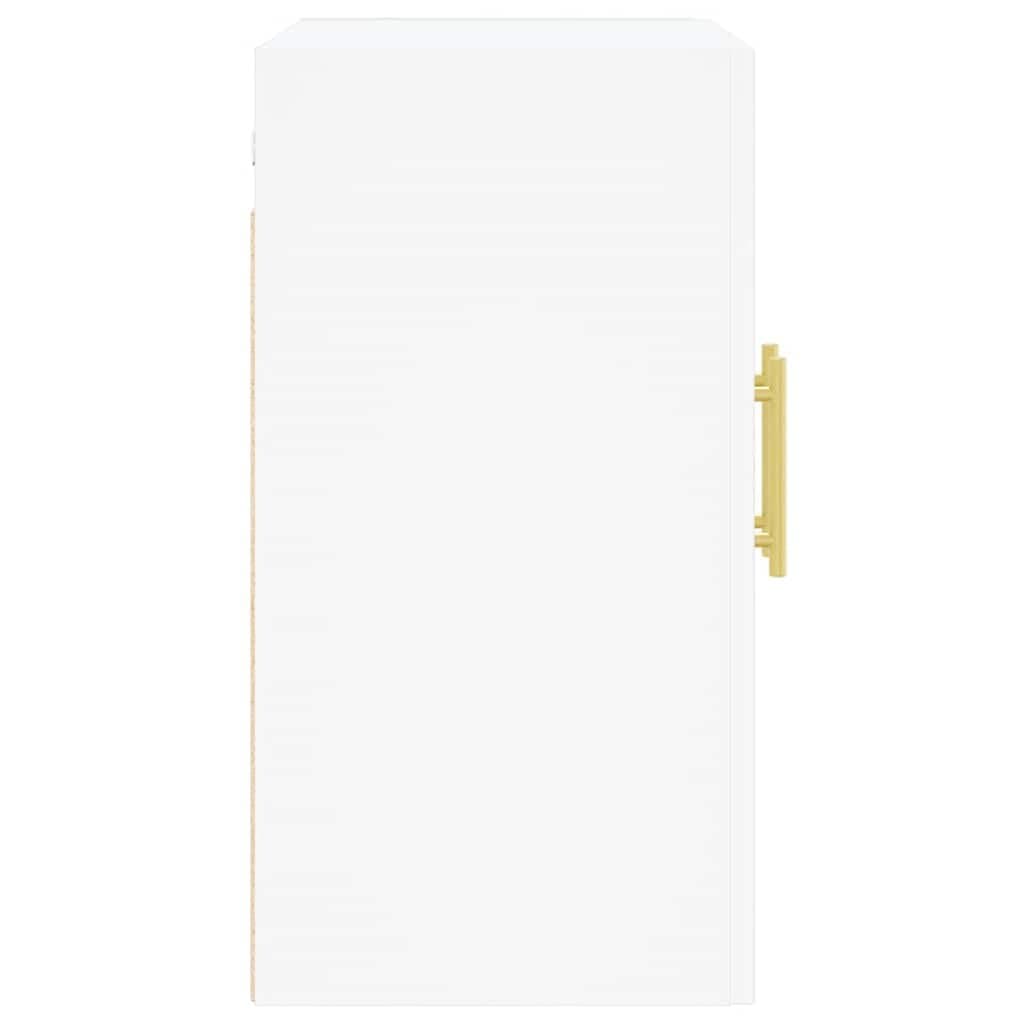 White Wall Mounted Storage Cabinet 60x31x60 cm