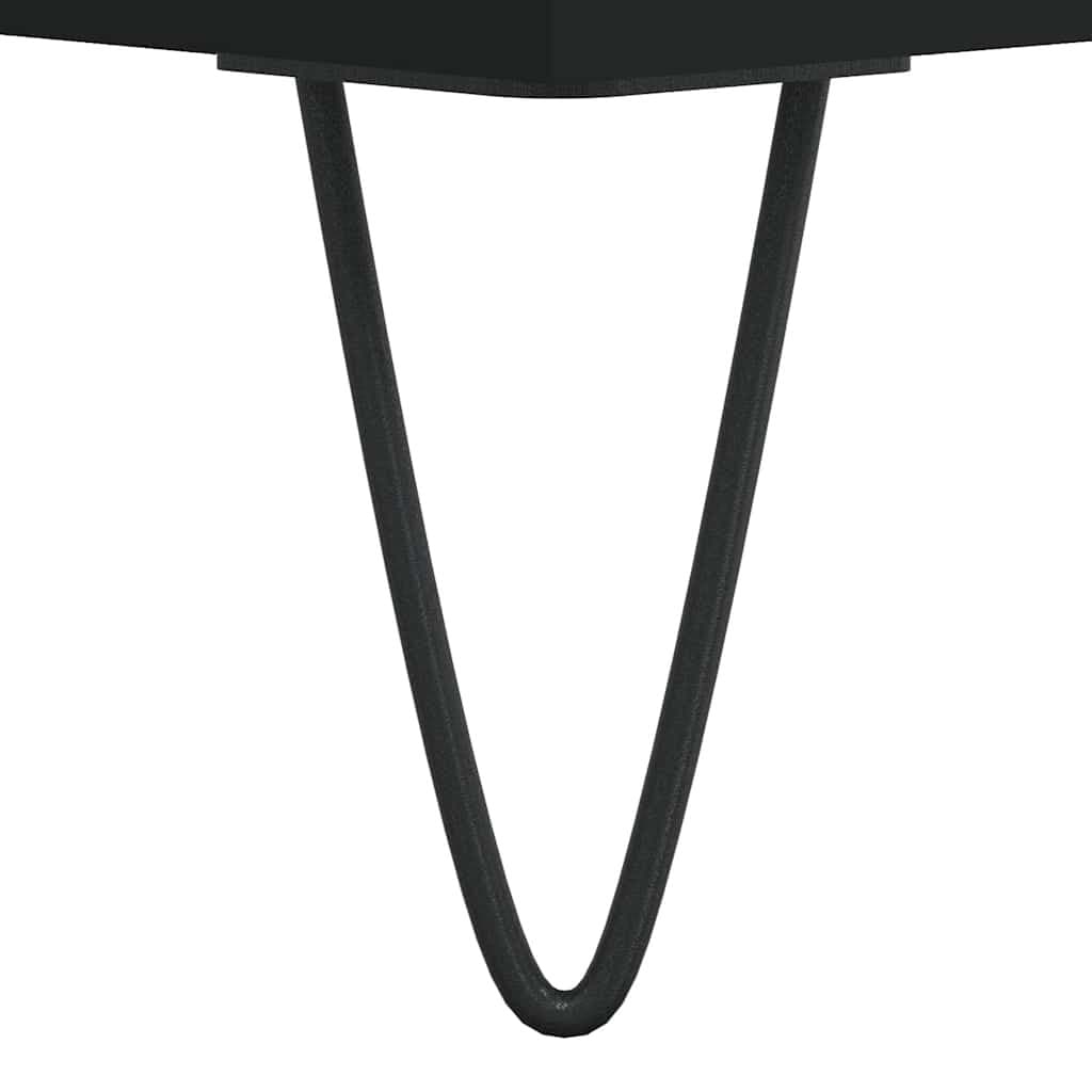 Black Bathroom Vanity Unit 80x33x60 cm