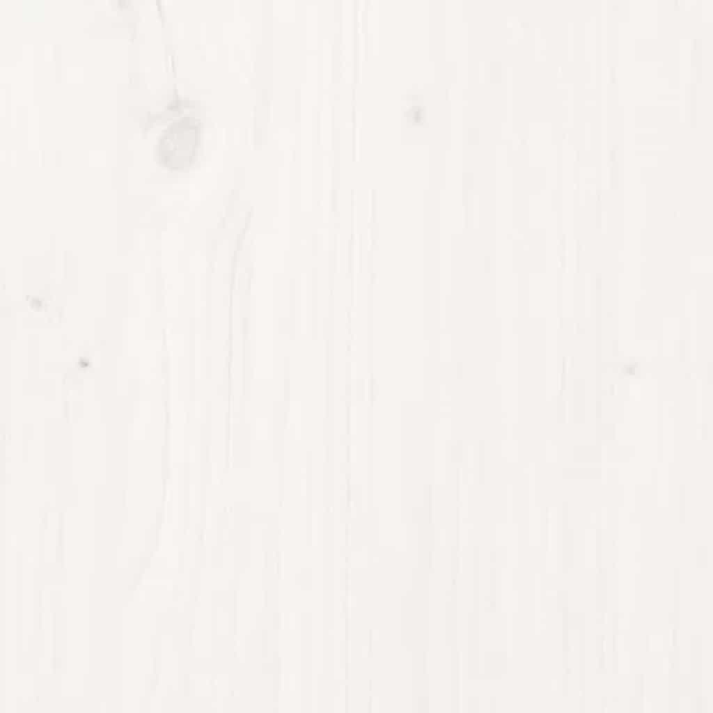 White Wooden Laundry Basket with Lid for Home