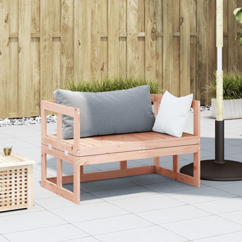 Extendable Wooden Garden Sofa Bench for Outdoor Spaces
