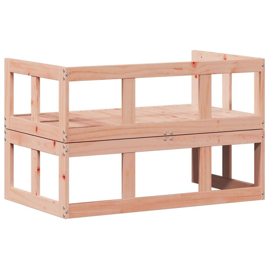 Extendable Wooden Garden Sofa Bench for Outdoor Spaces