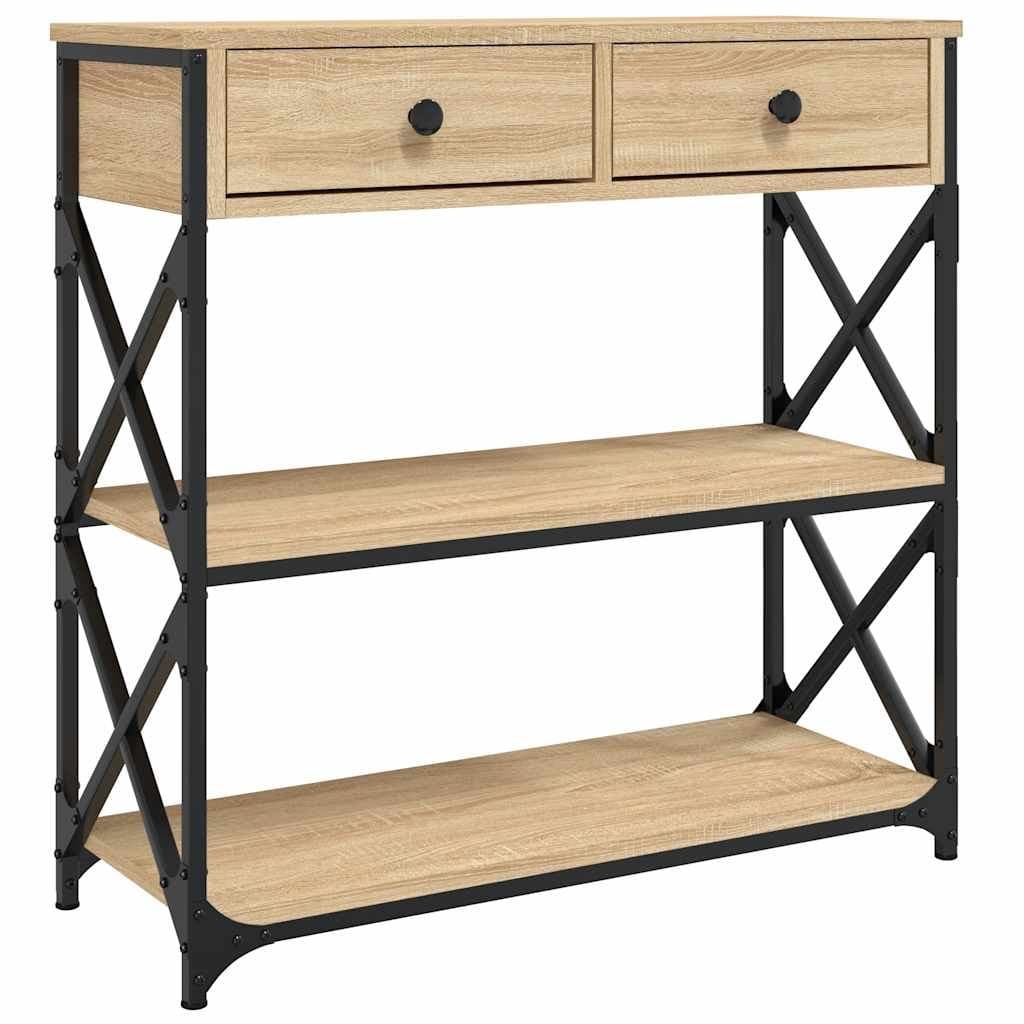 Brown Console Table for Entryway and Living Room
