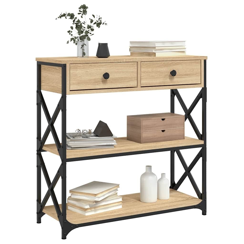 Brown Console Table for Entryway and Living Room