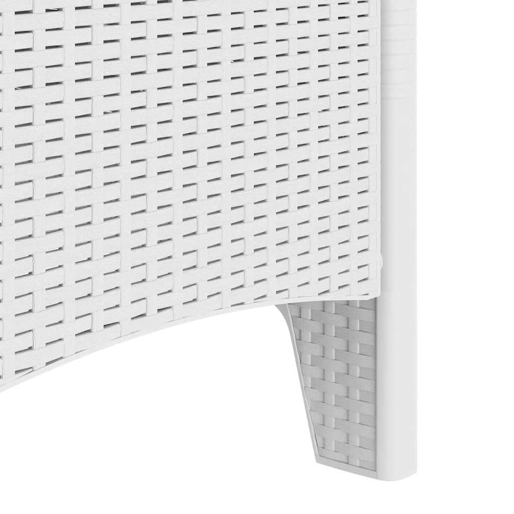 Outdoor Garden Chair Set, 2 Pieces in White