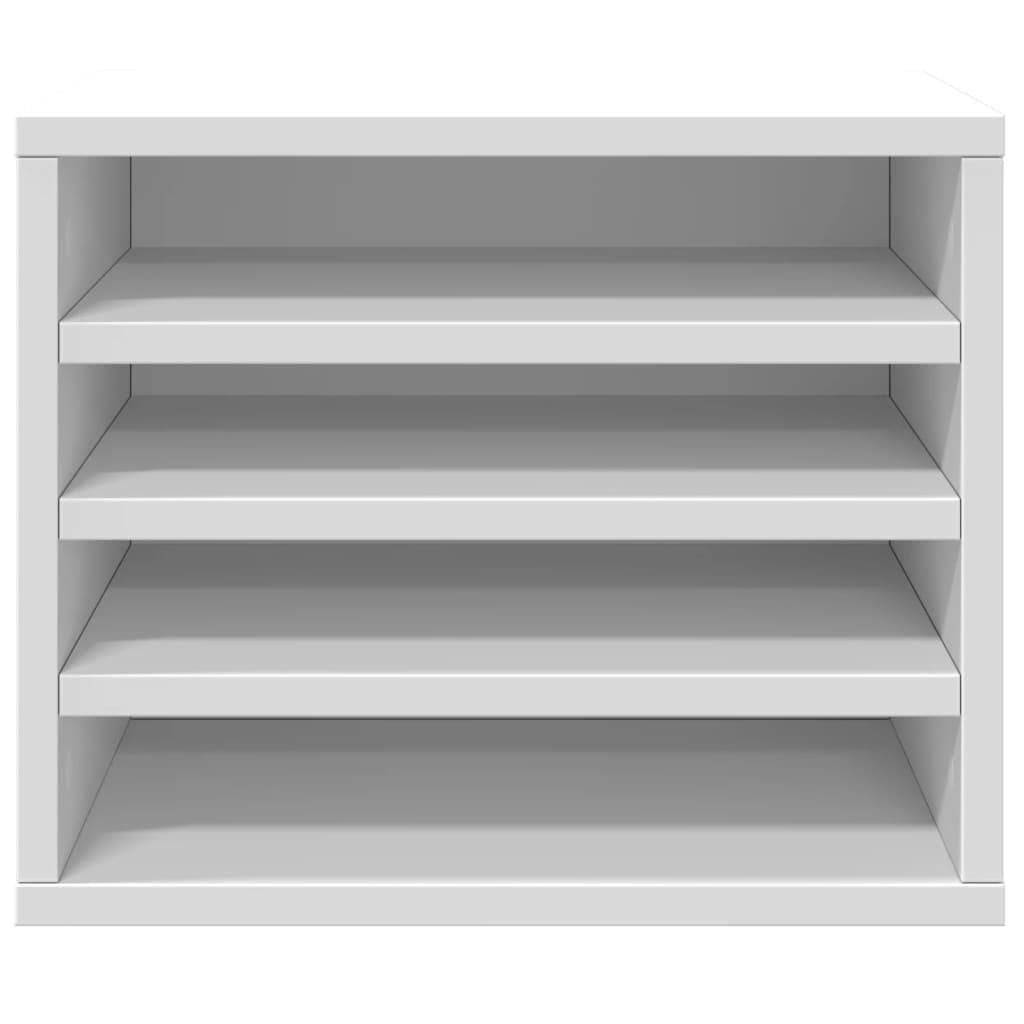 White Desk Organiser for Office Storage
