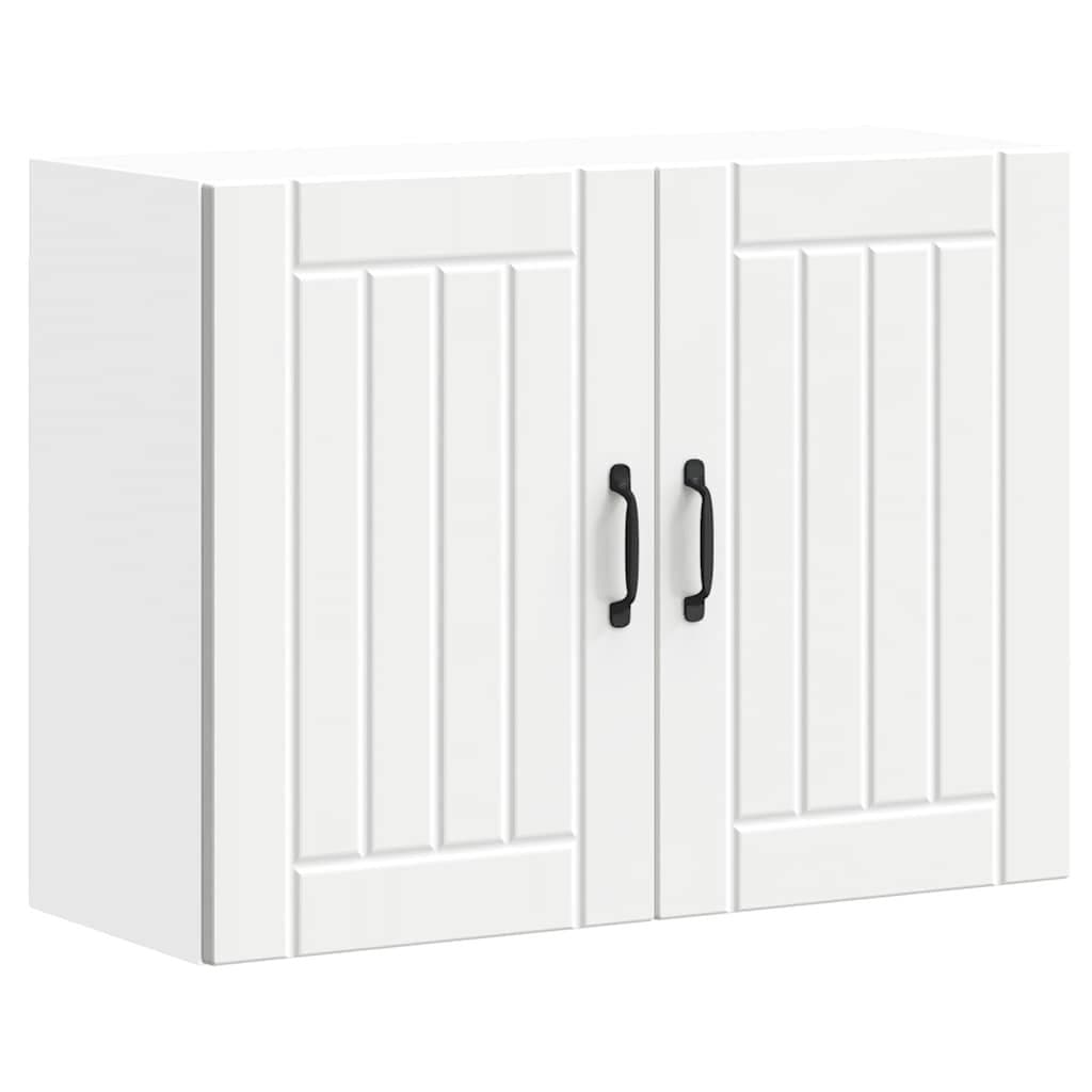 White Engineered Wood Kitchen Wall Cabinet