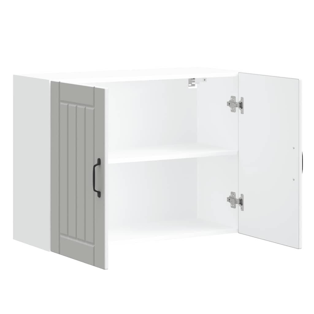 White Engineered Wood Kitchen Wall Cabinet