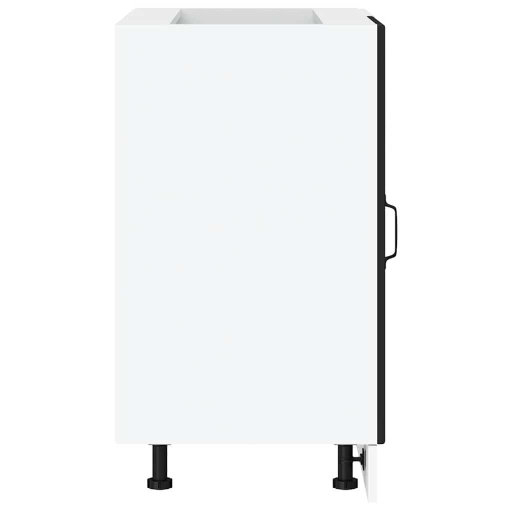 Black Engineered Wood Kitchen Base Cabinet
