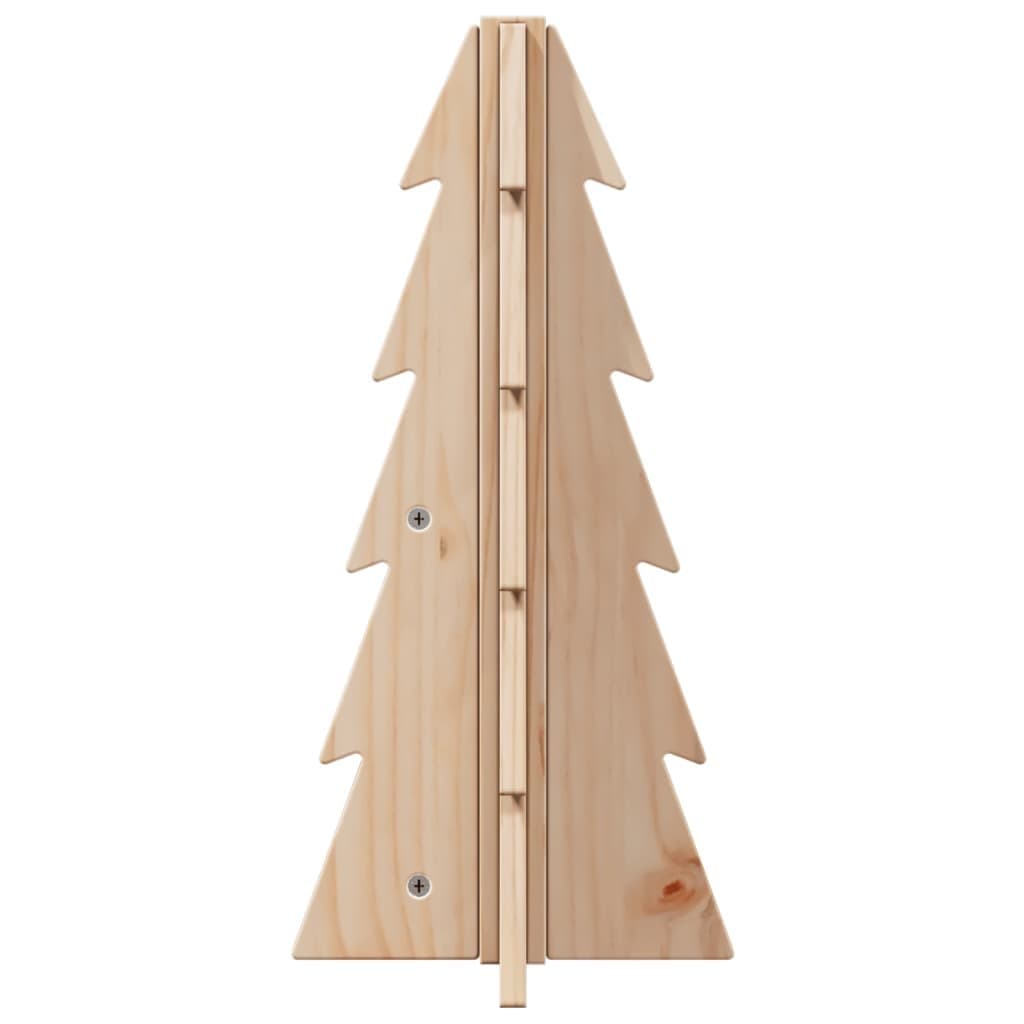 49cm Natural Pine Wooden Christmas Tree Decoration