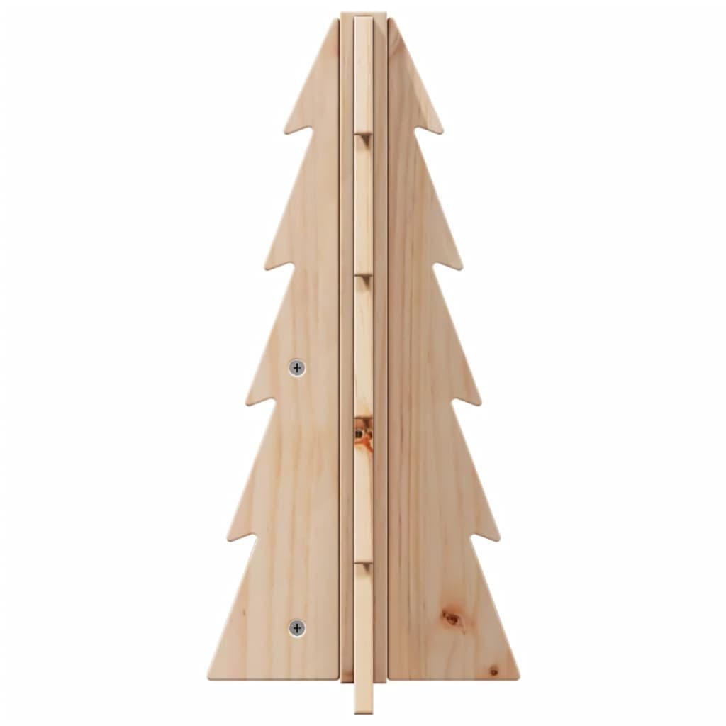 49cm Natural Pine Wooden Christmas Tree Decoration