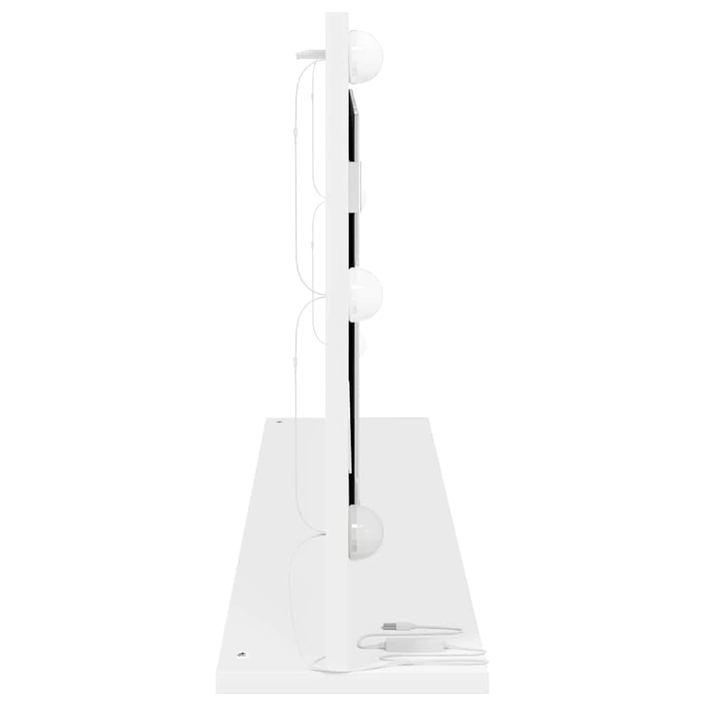 White LED Vanity Mirror for Bedroom Dressing Table 100x45cm