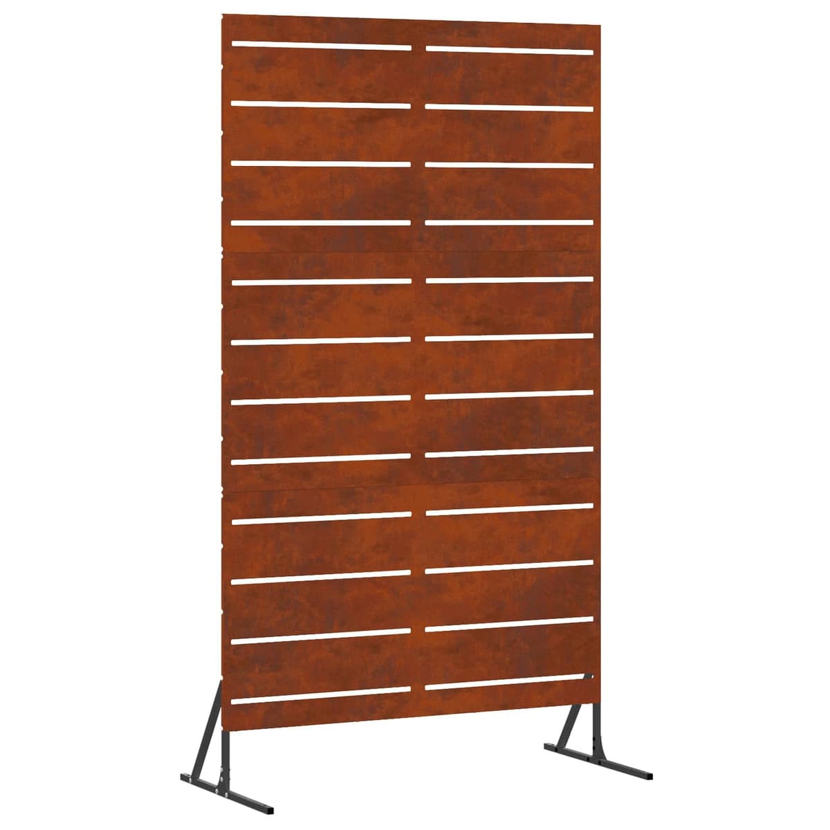 Garden Privacy Screen 100x50x180cm Steel Cut-Out Design Outdoor Patio Fence