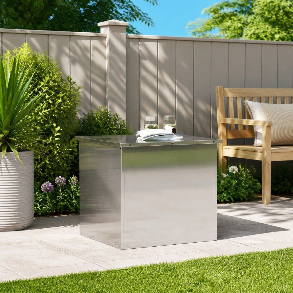 Steel Outdoor Storage Cushion Box 55x50.5x50cm