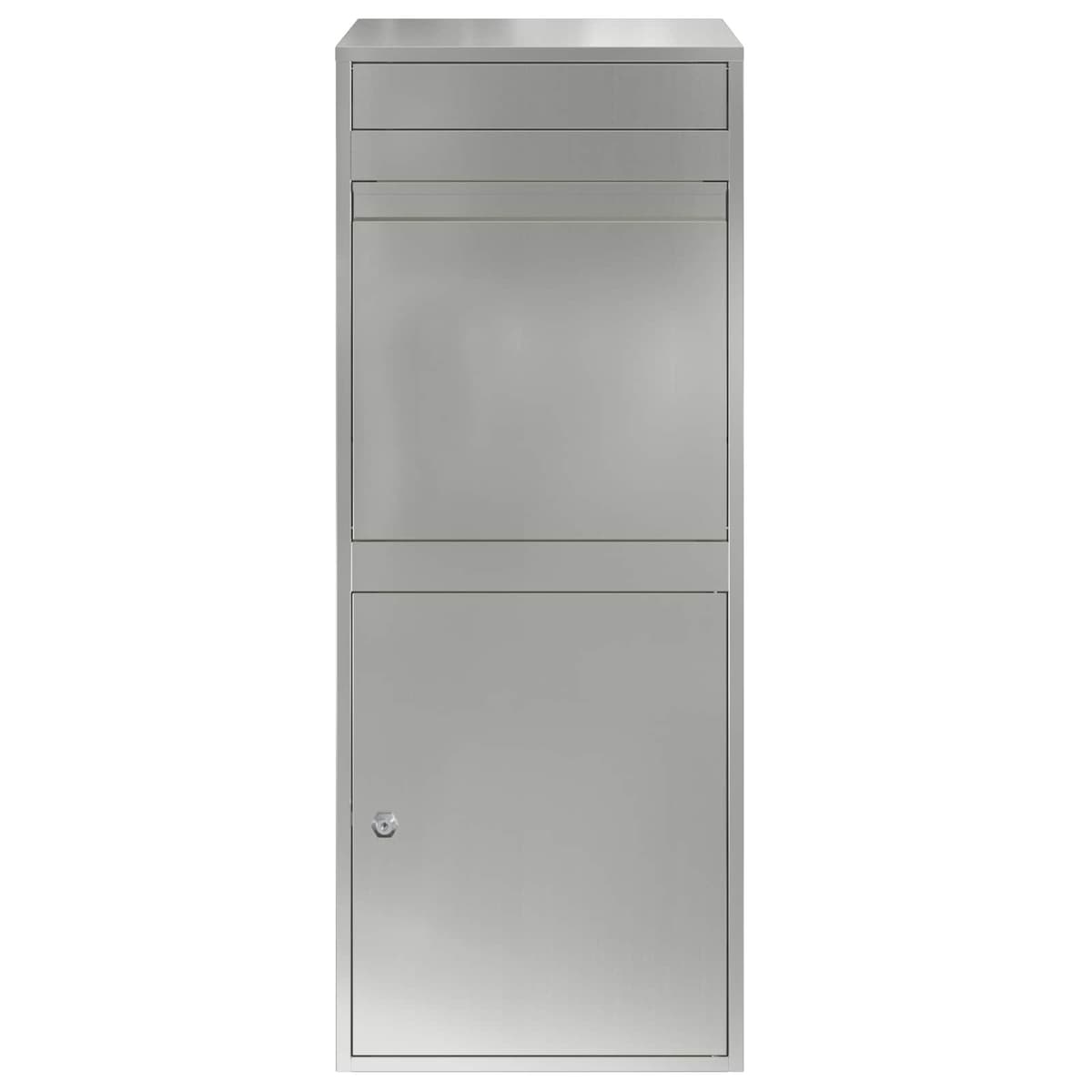 Outdoor Parcel Drop Box with Secure Latch Door