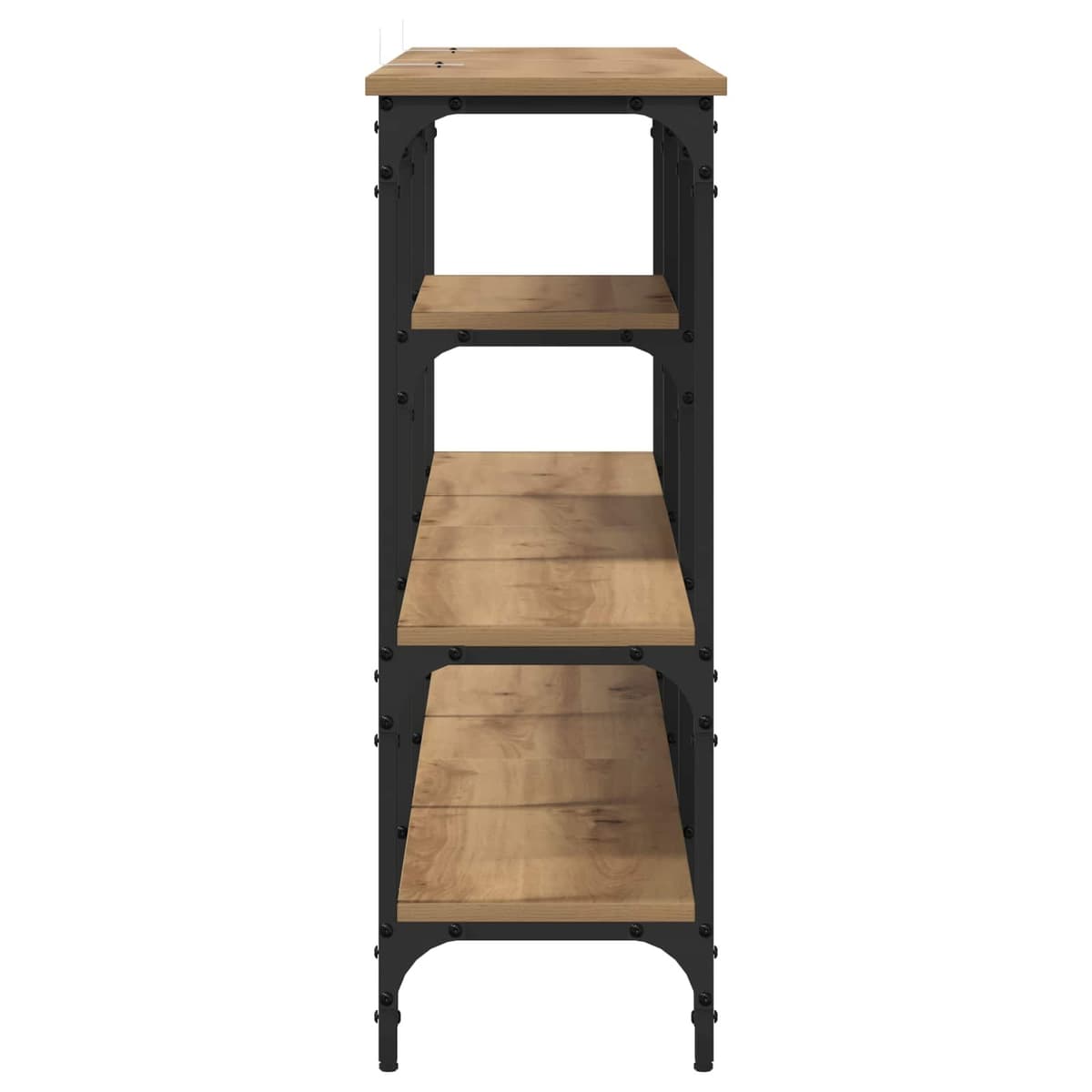 Industrial Console Table for Display and Storage