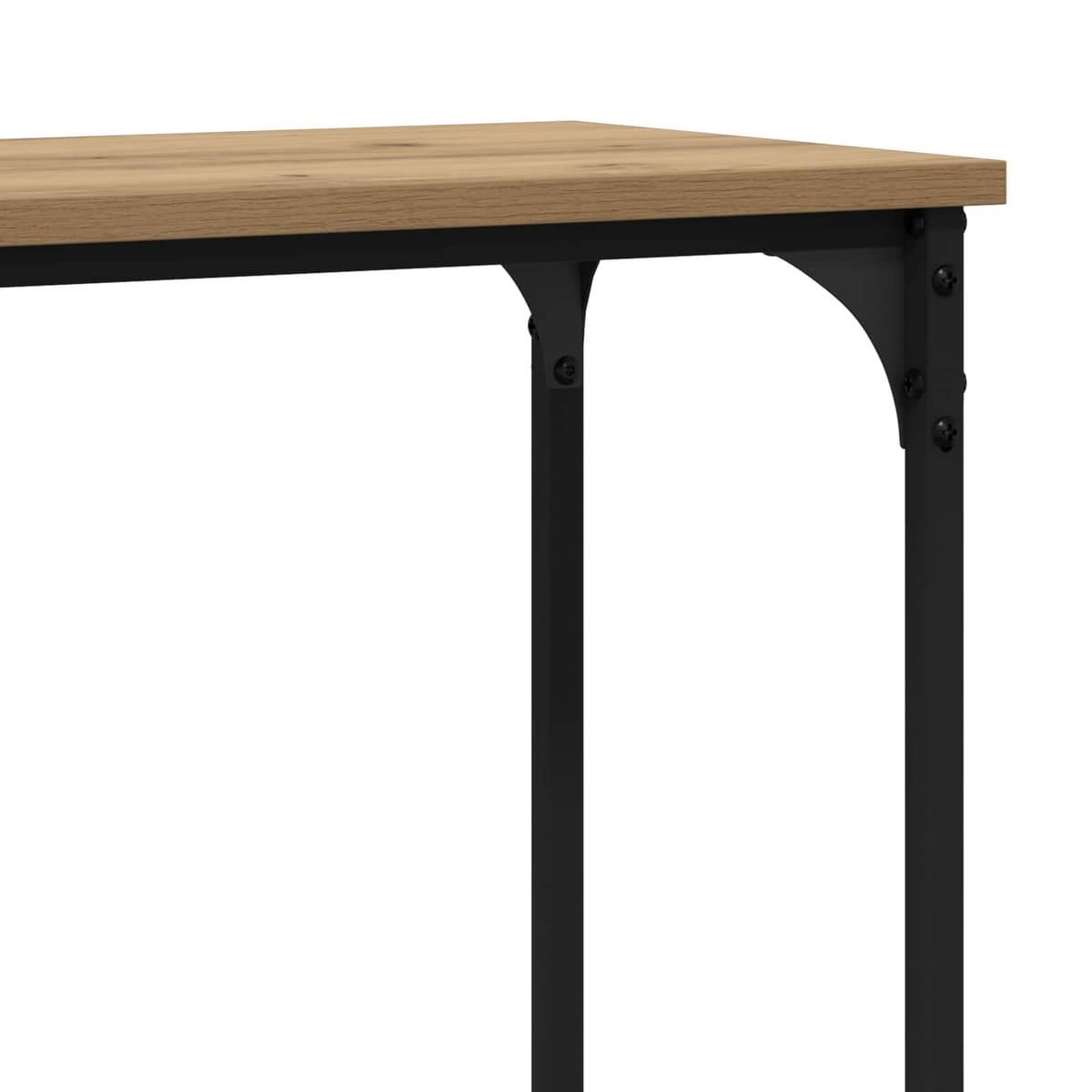 Industrial Console Table for Display and Storage