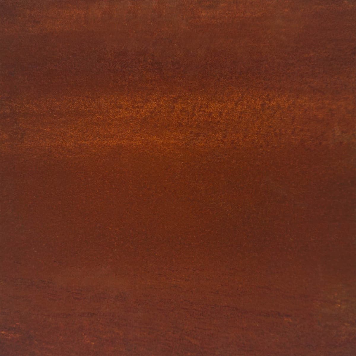 Half Round Outdoor Planter in Weathering Steel 90x45x50cm