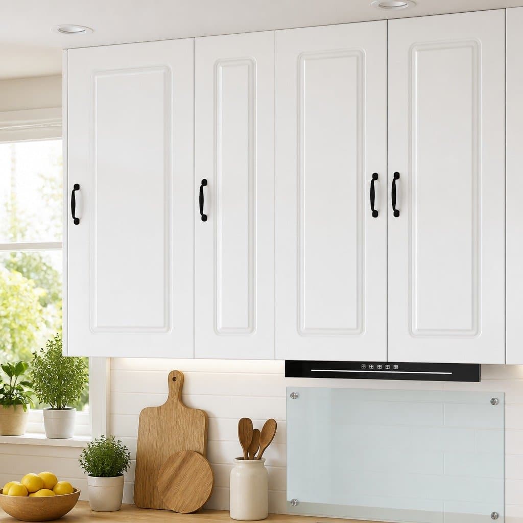 Dishwasher Panel Kitchen Cabinet Kalmar High Gloss White Storage Cupboard