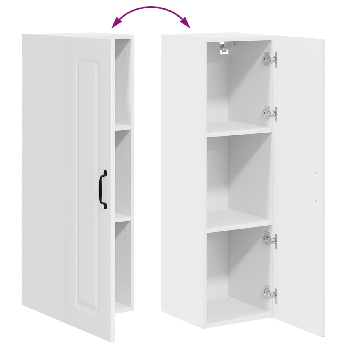 Dishwasher Panel Kitchen Cabinet Kalmar High Gloss White Storage Cupboard