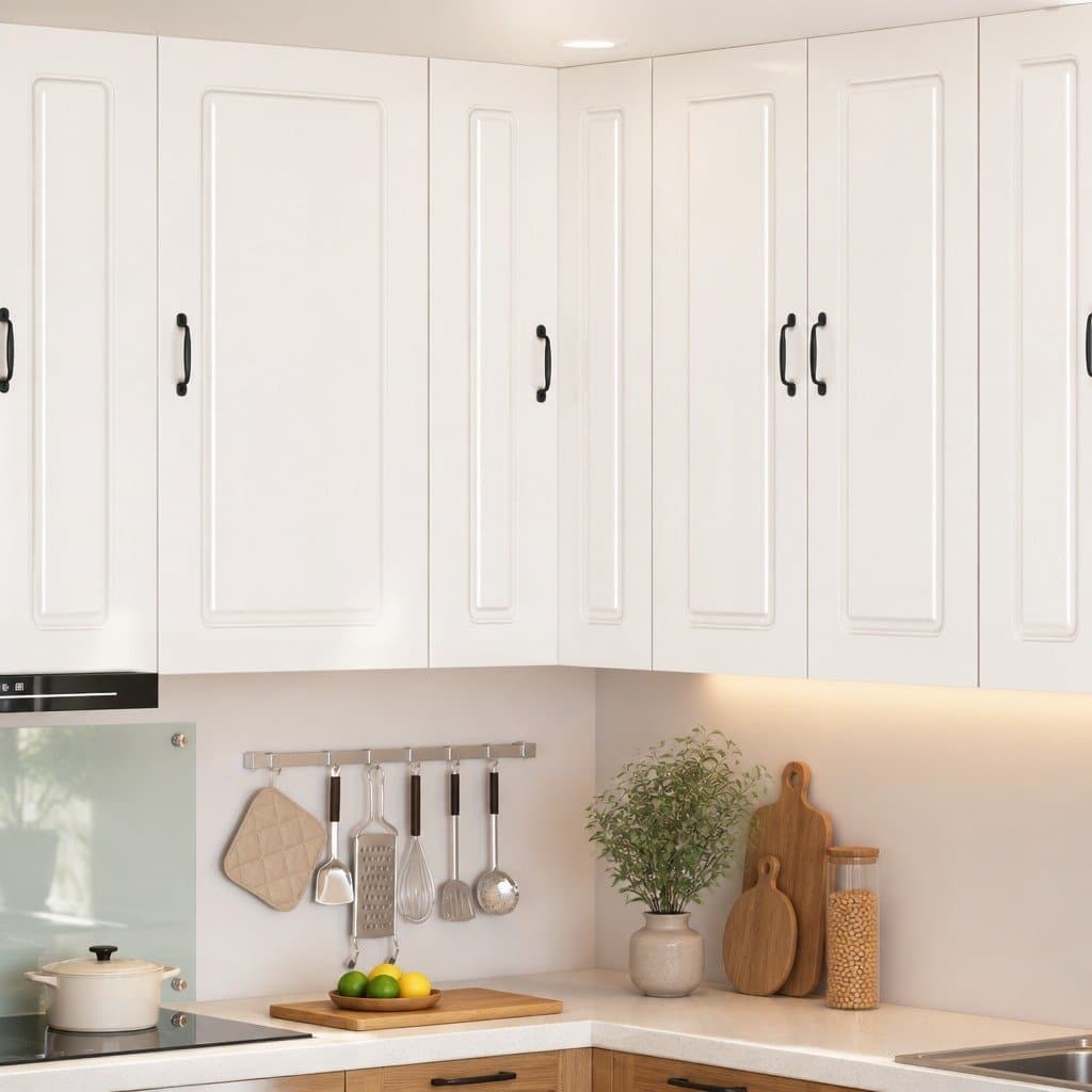 High Gloss White Kitchen Dishwasher Panel Cabinet