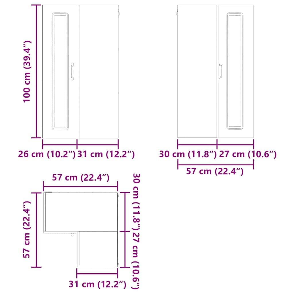 High Gloss White Kitchen Dishwasher Panel Cabinet