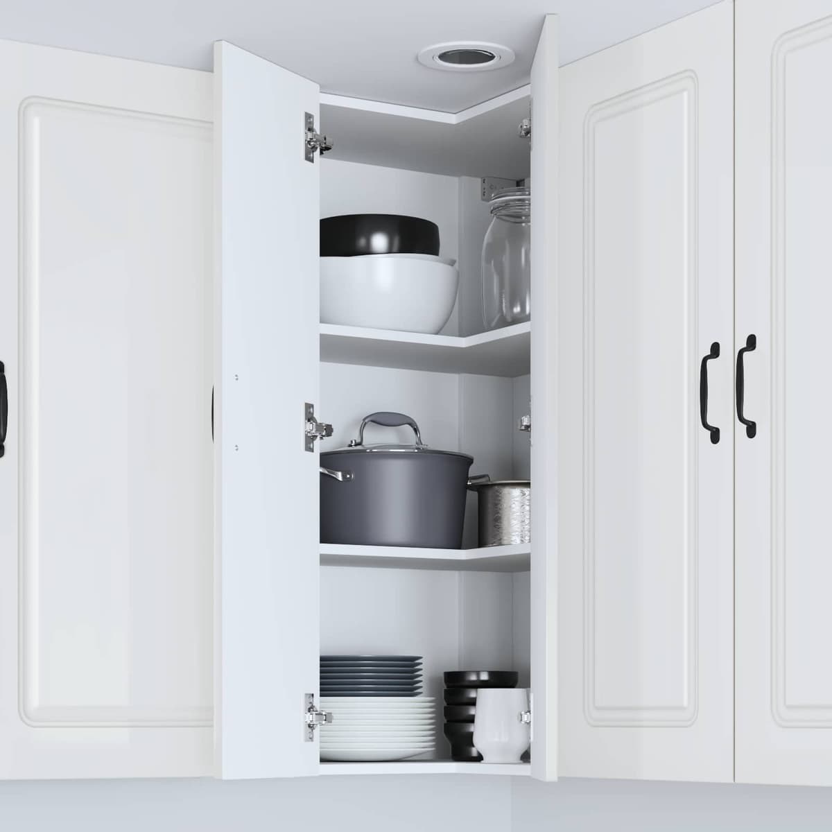 High Gloss White Kitchen Dishwasher Panel Cabinet