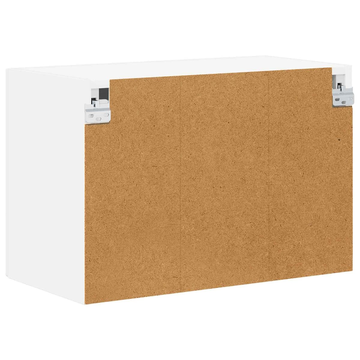 White Glass Wall Cabinet for Kitchen Storage