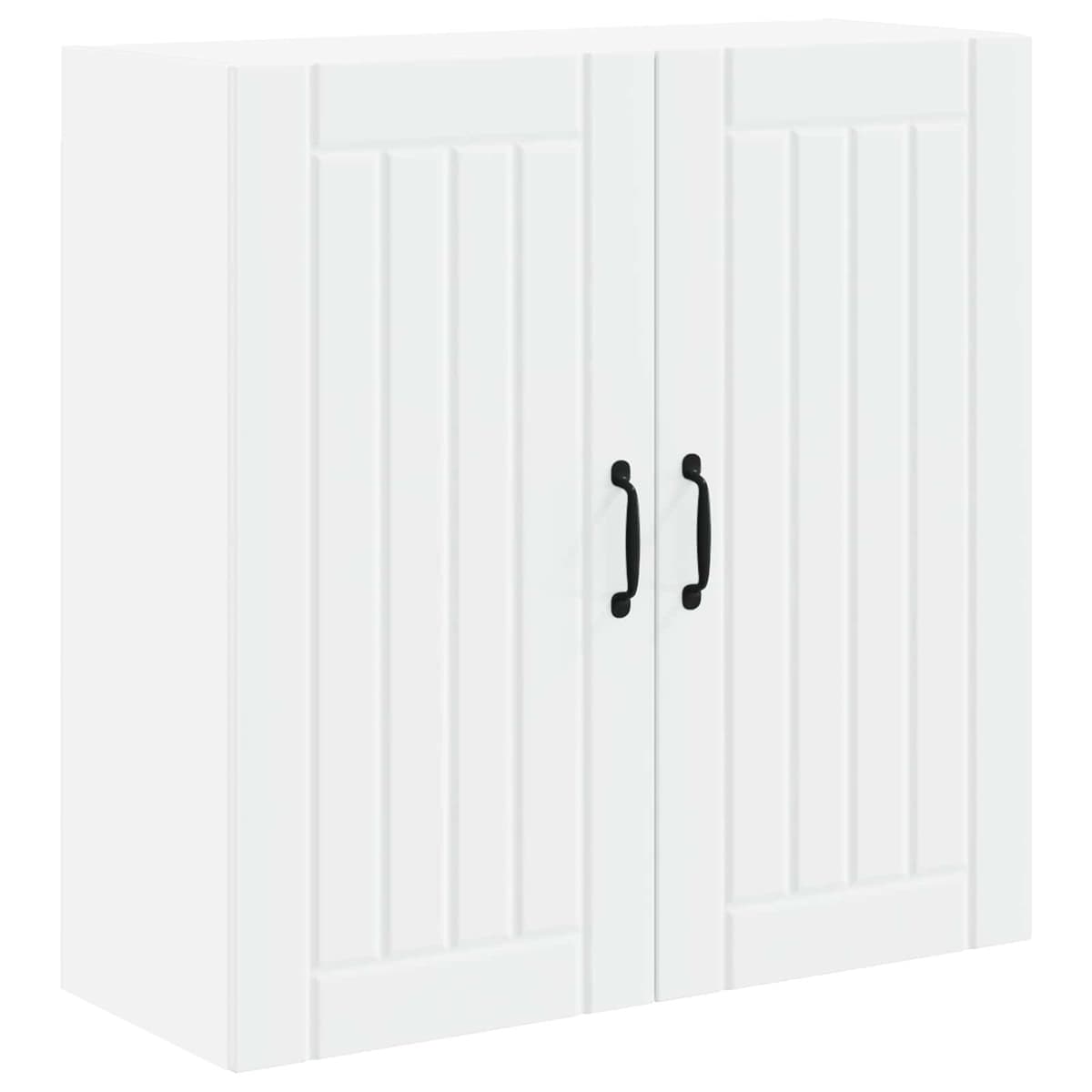 Wall Cabinet White Kitchen Storage Dishwasher Panel Engineered Wood 80x31x80cm