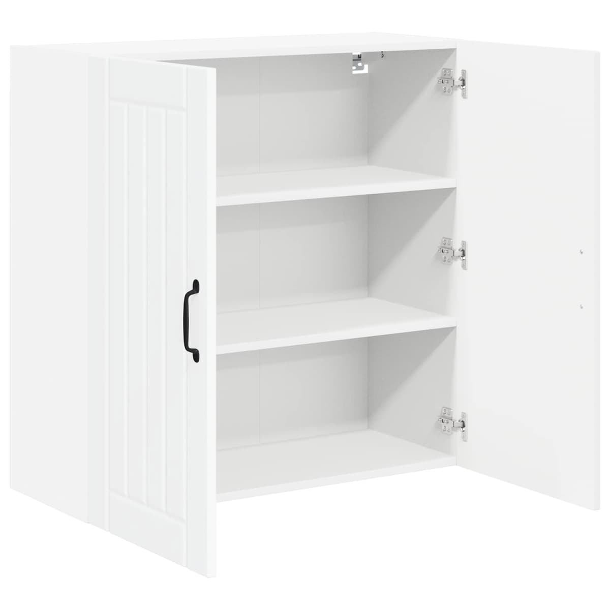 Wall Cabinet White Kitchen Storage Dishwasher Panel Engineered Wood 80x31x80cm