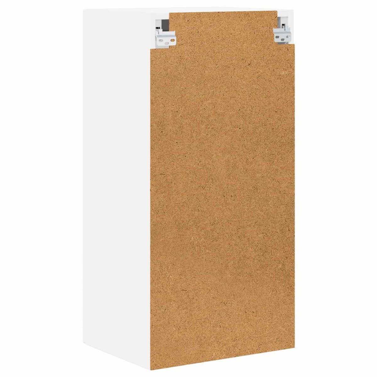 Wall Glass Cabinet PORTO White Kitchen Storage 40 x 31 x 80 cm Set of 2