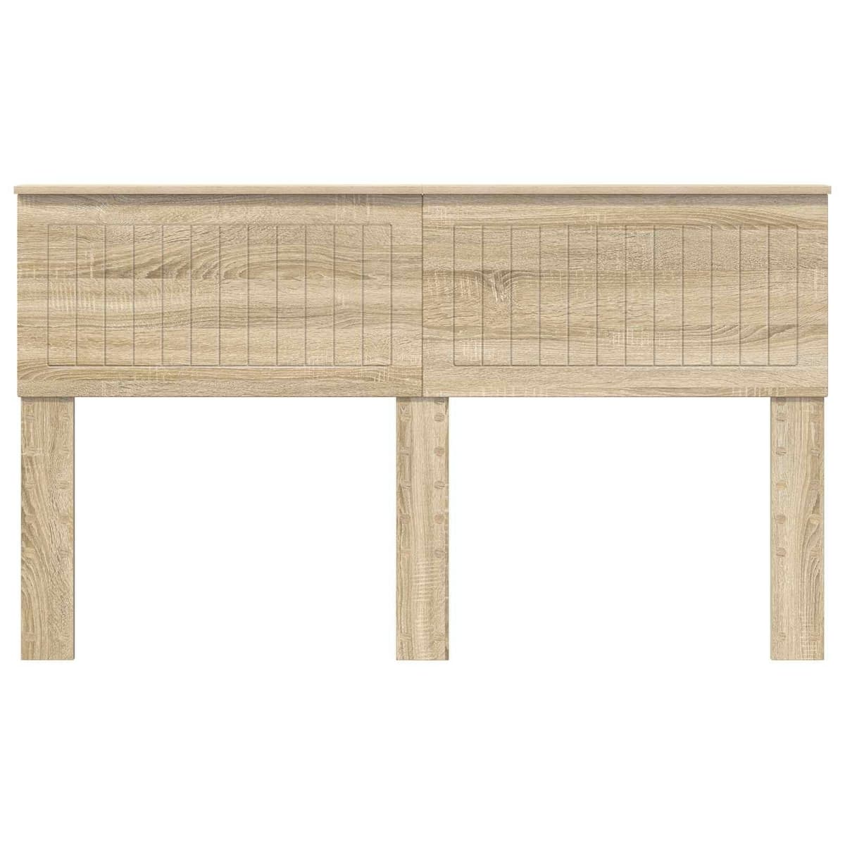 Headboard Sonoma Oak Engineered Wood Modern Minimalist Bedroom Furniture Brown