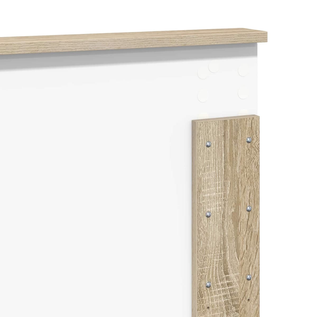 Headboard Sonoma Oak Engineered Wood Modern Minimalist Bedroom Furniture Brown