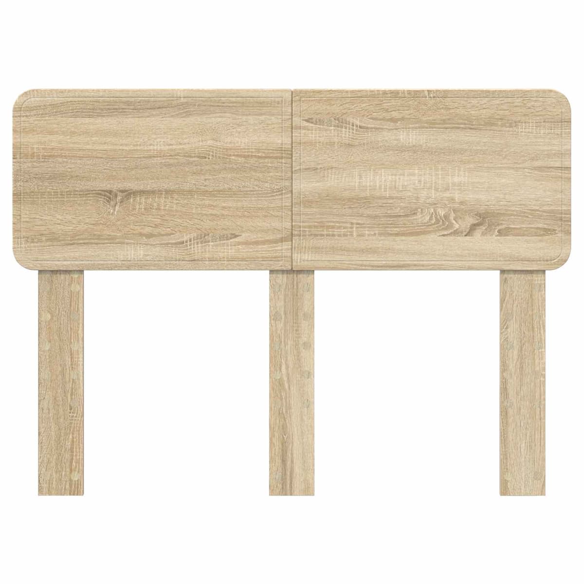 Brown Headboard with Engineered Wood Frame