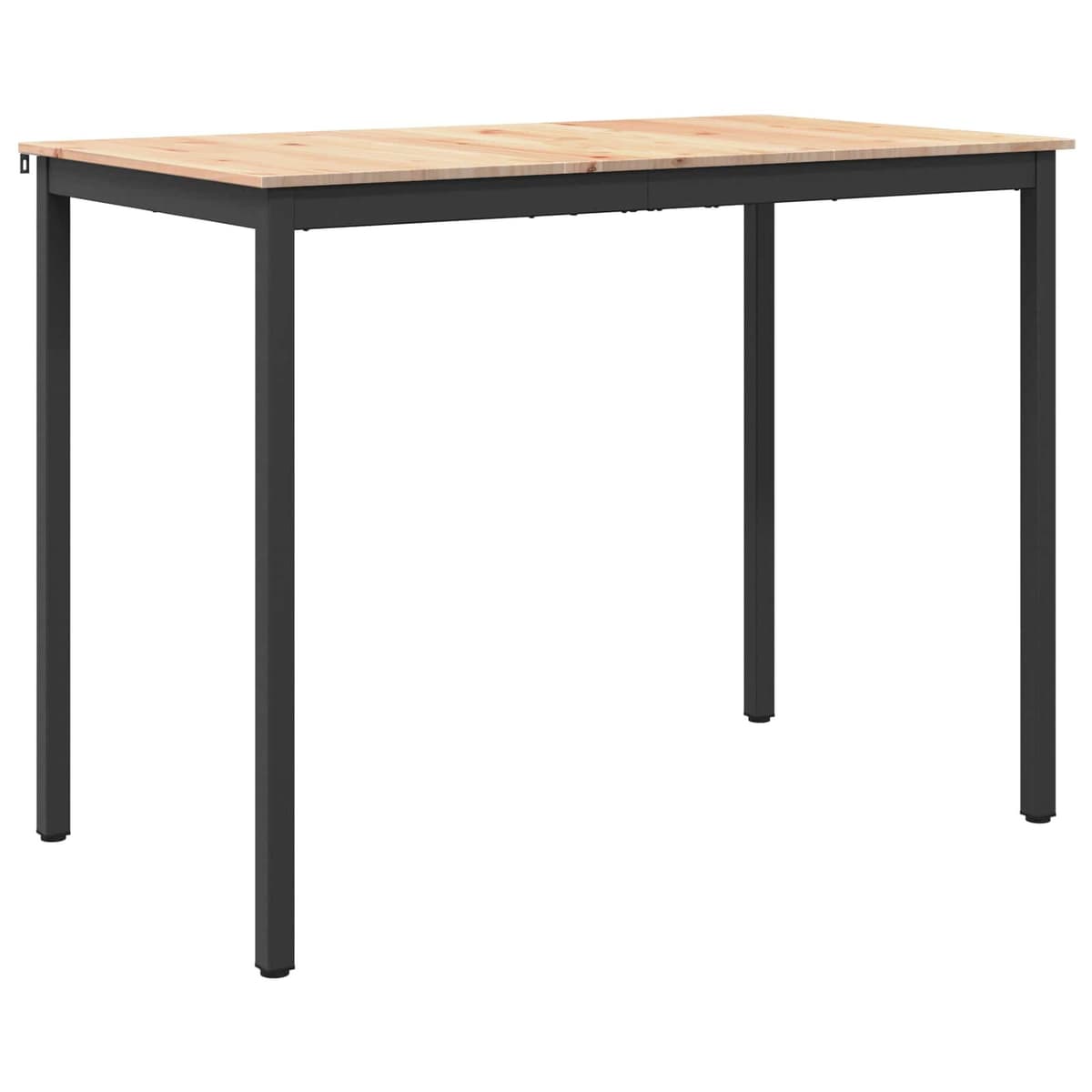 Bar Table Kitchen Dining Room Furniture Solid Pine Wood Natural Brown