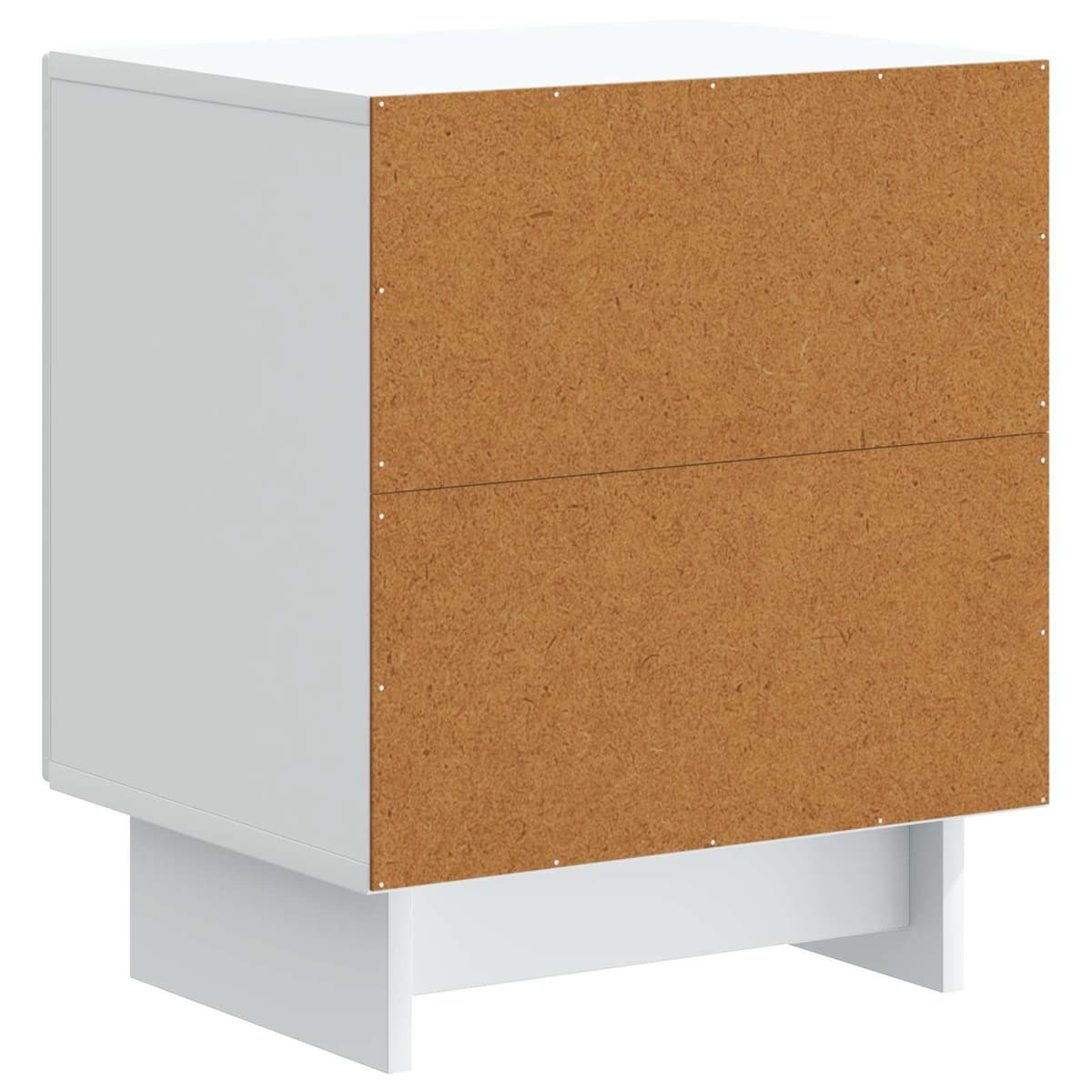 Bedside Cabinet White Modern Storage Nightstand Compact Bedroom Furniture