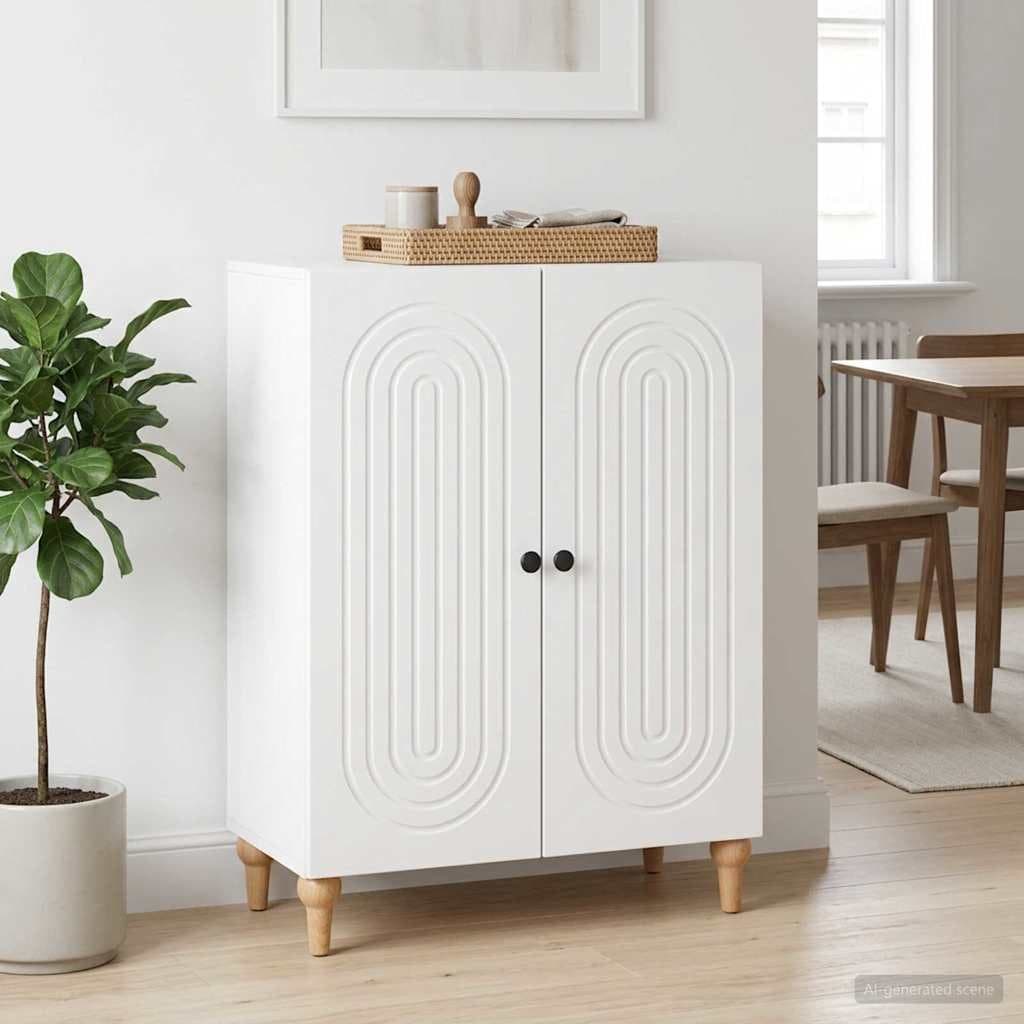 White Sideboard Storage Cabinet for Living Space
