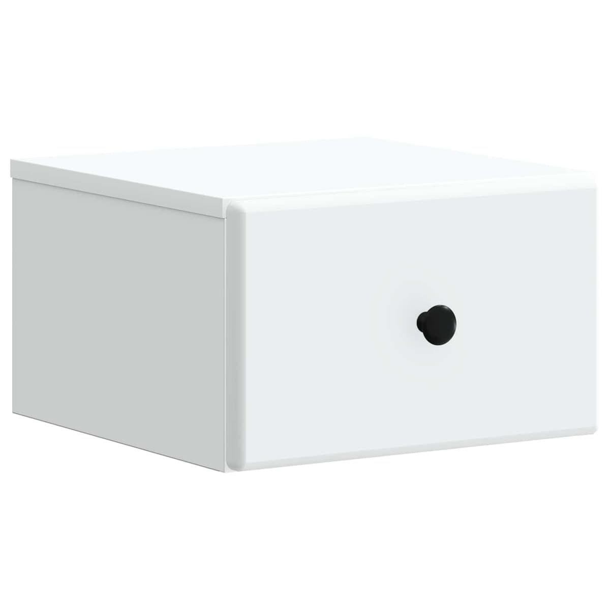 Wall-Mounted Bedside Cabinet with Storage
