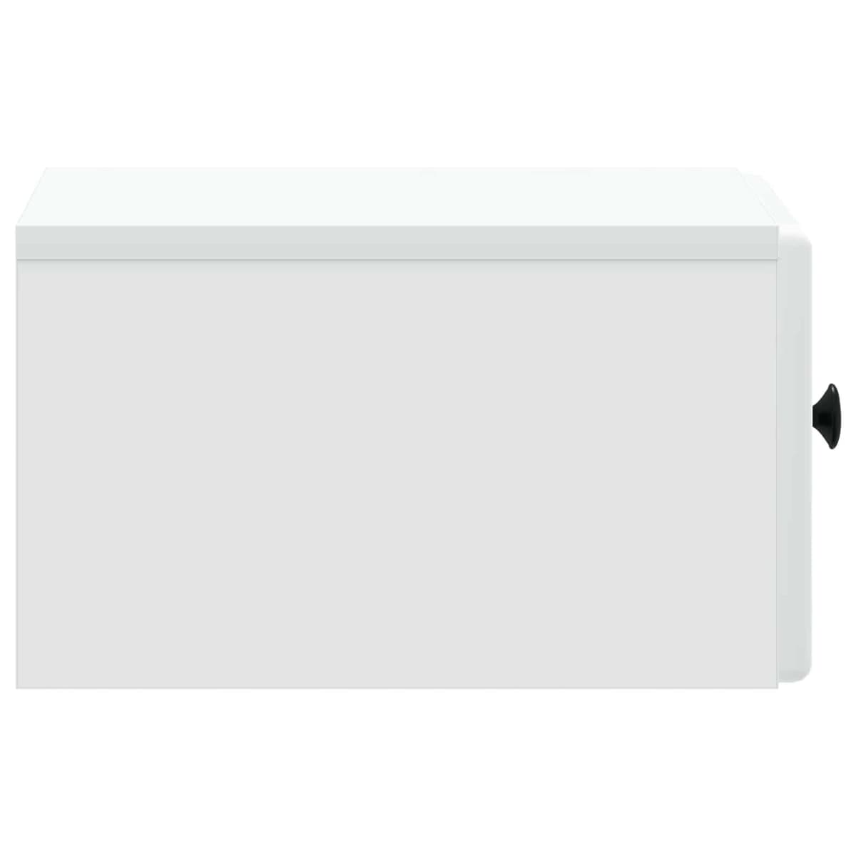 Wall-Mounted Bedside Cabinet with Storage