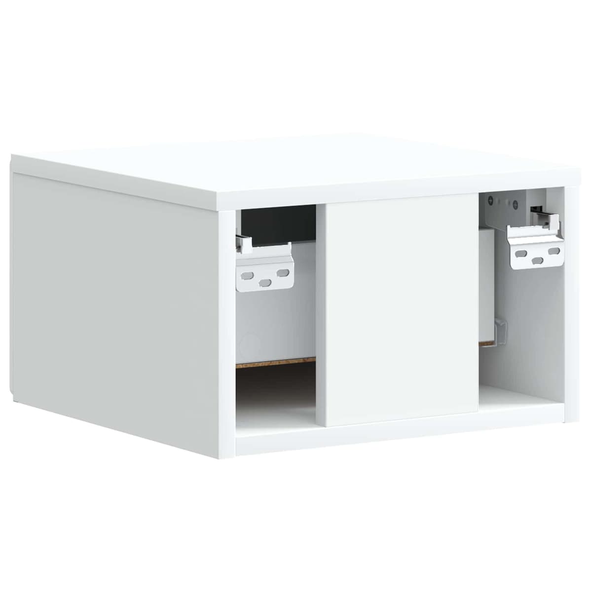 Wall-Mounted Bedside Cabinet with Storage